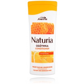 Joanna Naturia Conditioner Honey & Lemon kondicionierius sausiems ir pažeistiems plaukams