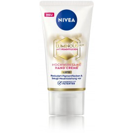 Nivea Luminous Anti Pigmentation SPF15 apsauginis rankų kremas nuo pigmentinių dėmių