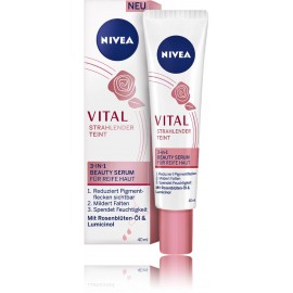 Nivea Vital Radiant Complexion 3in1 švytėjimo suteikiantis veido serumas nuo raukšlių