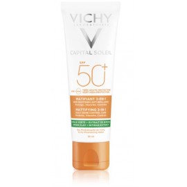 Vichy Capital Soleil Mattifying 3-In-1 SPF50+ солнцезащитный крем для лица с матовым эффектом