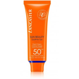 Lancaster Sun Beauty Comfort Touch Face Cream SPF50 apsauginis kremas nuo saulės veidui