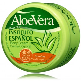 Instituto Español Aloe Vera Body Cream maitinantis kūno kremas su alaviju sausai odai