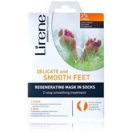 Lirene 2 Step Regenerating Foot Mask In Socks atkuriamoji pėdų kaukė-kojinės