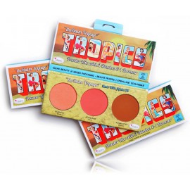 The Balm Tropics Powder Trio veido modeliavimo paletė