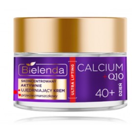 Bielenda Calcium + Q10 Ultra Lifting Active Firming 40+ Day Cream dieninis stangrinantis kremas brandžiai veido odai