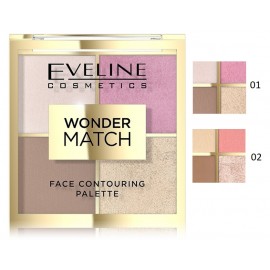 Eveline Wonder Match Face Contouring Palette kontūravimo paletė