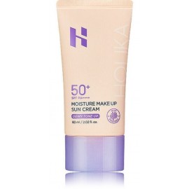 Holika Holika Moisture Make Up Sun Cream SPF 50+PA++++ drėkinamasis veido kremas nuo saulės ir makiažo pagrindas viename