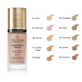 Collistar Unico Foundation Universal Youth Essence SPF15 jauninantis makiažo pagrindas