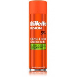 Gillette Fusion Shaving Foam 5x Action skutimosi putos vyrams