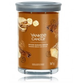 Yankee Candle Signature Tumbler Collection Spiced Banana Bread aromatinė žvakė