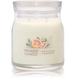 Yankee Candle Signature Collection White Spruce & Grapefruit aromatinė žvakė