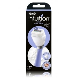 Wilkinson Sword Intuition Dry Skin 2-in-1 Slim Design skustuvas su muilu