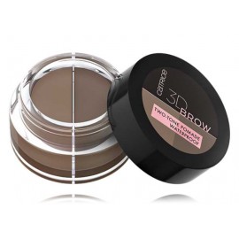 Catrice 3D Brow Two-Tone Pomade Waterproof vandeniui atspari dviejų atspalvių pomada antakiams