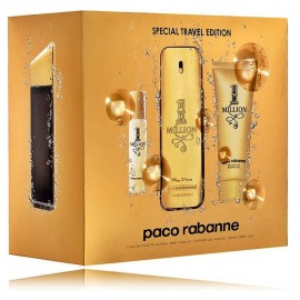 Paco Rabanne 1 Million rinkinys vyrams (100 ml. EDT + 15 ml. EDT + 100 ml. dušo gelis)