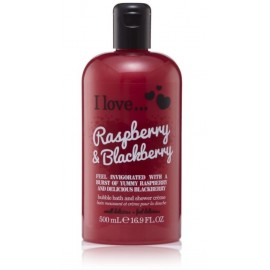 I Love Raspberry & Blackberry Bath & Shower Creme vonios ir dušo kremas