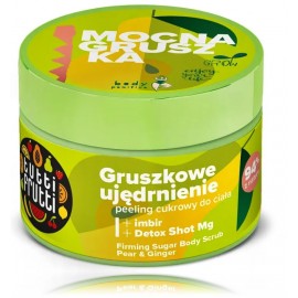 Farmona Tutti Frutti Pear & Ginger Firming Sugar Body Scrub stangrinantis kūno šveitiklis su cukrumi