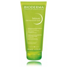 Bioderma Sébium Gel Moussant Actif aktyvaus poveikio rūgštinis prausiklis riebiai, į spuogus linkusiai veido odai