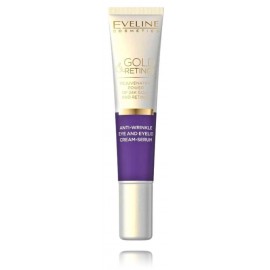 Eveline Gold & Retinol Anti-Wrinkle Eye and Eyelid Cream-Serum крем/сыворотка против морщин вокруг глаз