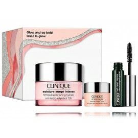 Clinique Glow and Go Bold rinkinys moterims (50 ml. veido kremas + 5 ml. paakių kremas + 3,5 ml. blakstienų tušas)