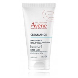 Avène Cleanance Detox Mask valomoji kaukė jautriai, spuoguotai veido odai