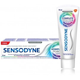 Sensodyne Complete Protection+ dantų pasta su fluoru jautriems dantims