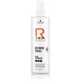 Schwarzkopf Professional Bonacure R-Two Restoring Essence nenuplaunama esencija prieš ir po plaukų šviesinimo ir dažymo