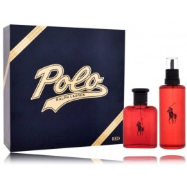 Ralph Lauren Polo Red rinkinys vyrams (75 ml. EDT + 150 ml. EDT papildymas)