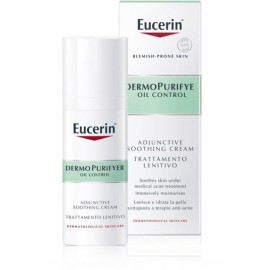 Eucerin DermoPurifyer Oil Control Adjunctive Soothing Cream veido kremas jautriai odai