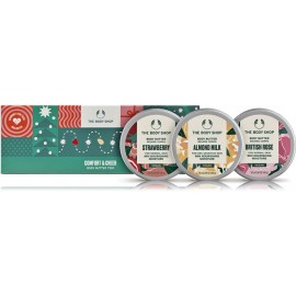 The Body Shop Comfort & Cheer Body Butter Trio kūno sviesto rinkinys (3 vnt.)