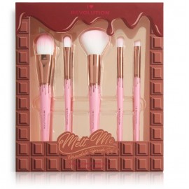 Makeup Revolution Chocolate Brushes makiažo šepetėlių rinkinys