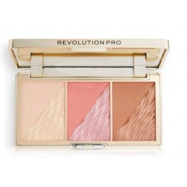 Makeup Revolution Crystal Luxe Face Palette veido modeliavimo paletė