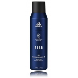 Adidas UEFA Champions League Star 48H Enduring Fragrance Deo Body Spray purškiamas dezodorantas vyrams