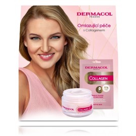 Dermacol Collagen+ набор для ухода за лицом (крем 50 мл + 1 тканевая маска)