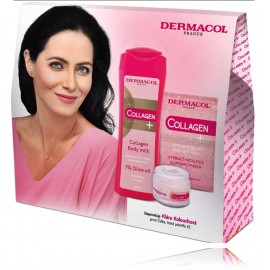 Dermacol Collagen+ набор для женщин (крем 50 мл + 2 маска по 7,5 мл + молочко для тела 250 мл)