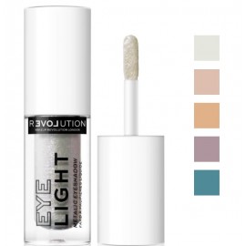 Makeup Revolution Relove Eye Light Metallic Eyeshadow skysti akių šešėliai