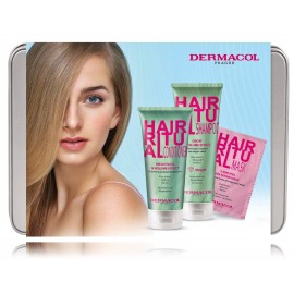 Dermacol Hair Ritual rinkinys plaukams (250 ml. šampūnas + 200 ml. kondicionierius + 15 ml. kaukė)