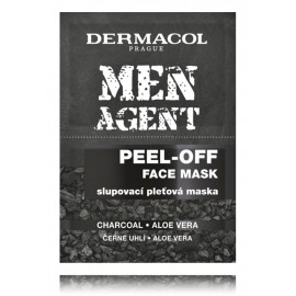 Dermacol Men Agent Peel-Off Face Mask отшелушивающая маска для лица для мужчин с активированным углем и алоэ вера