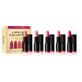 Makeup Revolution Matte Pinks Lipstick Collection lūpų dažų rinkinys (5 x 3.2 g.)