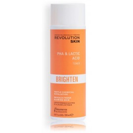 Revolution Skincare Brighten PHA & Lactic Acid Gentle осветляющий отшелушивающий тоник для чувствительной/сухой кожи