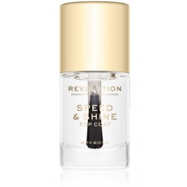 Makeup Revolution Speed ​​& Shine Top Coat верхний слой лака для ногтей