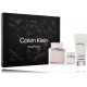 Calvin Klein Euphoria Men rinkinys vyrams (100 ml. EDT + 15 ml. EDT + 100 ml. balzamas po skutimosi)