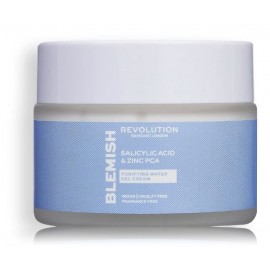 Revolution Skincare Blemish Salicylic Acid & Zinc PCA Purifying Water Gel Cream drėkinantis gelinis kremas probleminei veido odai