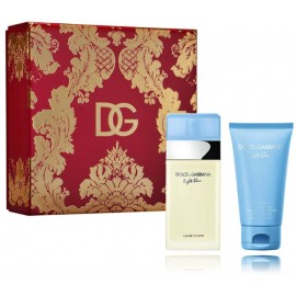 Dolce & Gabbana Light Blue rinkinys moterims (50 ml. EDT + 50 ml. kūno kremas)