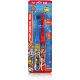 Paw Patrol Duo Super Soft 4-6 Toothbrush dantų šepetėlis vaikams