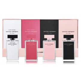 Narciso Rodriguez Collection For Her набор миниатюр для женщин (3 х 7,5 мл. EDP + 7,5 мл. EDT)