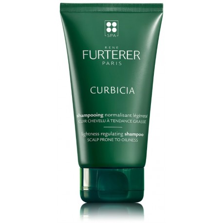 Rene Furterer Curbicia Purifying Lightness Shampoo riebalų kiekį reguliuojantis šampūnas