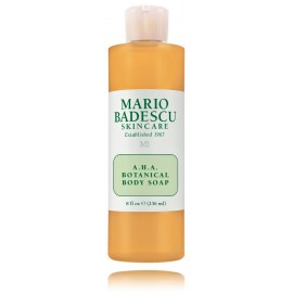 Mario Badescu AHA Botanical Body Soap skystas kūno muilas