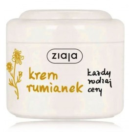 Ziaja Chamomile Face Cream drėkinantis veido kremas su ramunėlių ekstraktu