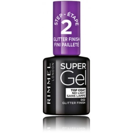 Rimmel Super Gel Top Coat viršutinis nagų lako sluoksnis 12 ml.