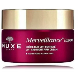 Nuxe Merveillance Expert Lift And Firm-Night Cream naktinis senėjimą lėtinantis veido kremas